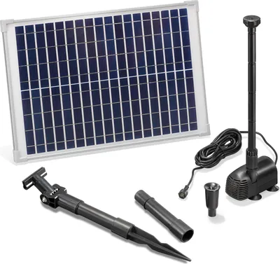Image de Système de pompe solaire esotec Water Splash 20/1350 Kit complet pompe de bassin 101014