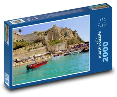 Obrázek produktu pro Puzzle 2000 Přímořský přístav pod hradem - martinpuzzle