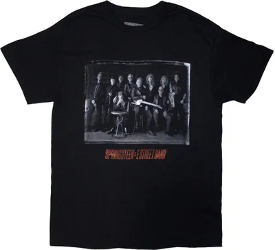Obrázek produktu pro Bruce Springsteen - "Tour '24 E-Street" Tričko s potiskem na zádech pro muže/dámy Uni RO13116 (XXL) (Black)
