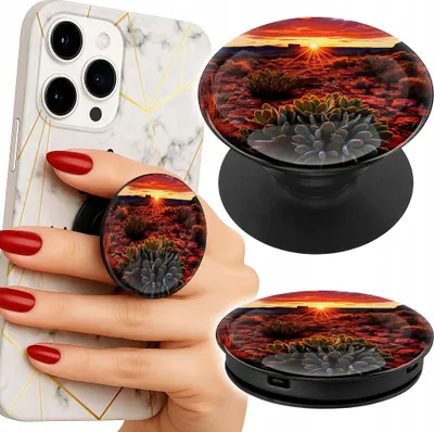 Immagine prodotto di Supporto telefono Popsocket per dito / stand - MEKSYKAŃSKA PUSTYNIA WIDOKI
