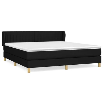 Productafbeelding van vidaXL Boxspringbed met matras, zwart, 160x200 cm, stof