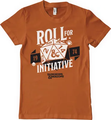 Produktbild von Roll For Initiative T-Shirt - XX-Large - BurntOrange