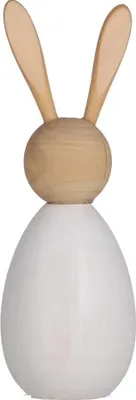 Zdjęcie produktu dla Drewniany króliczek BUNNY DAISY 12,5 cm biały