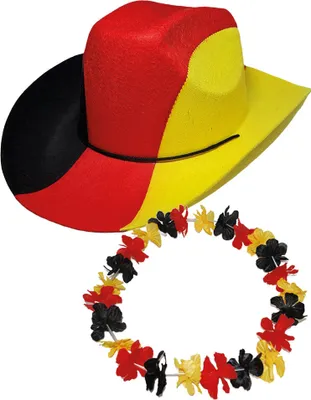 Produktbild von Hut Deutschland Cowboy-Hut mit Hawaiikette Größe: ohne Attribut