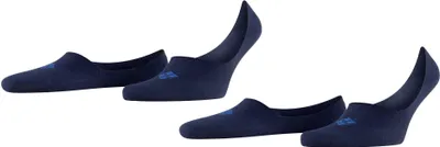 Produktbild von Burlington Everyday invisible herensokken (2-pack), katoen, donkerblauw (marine)