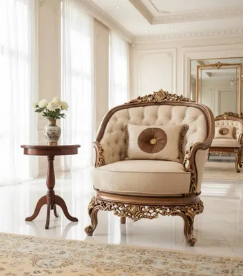 Produktbild von Sessel im klassischen Stil – Komfort und Eleganz für Ihr Zuhause