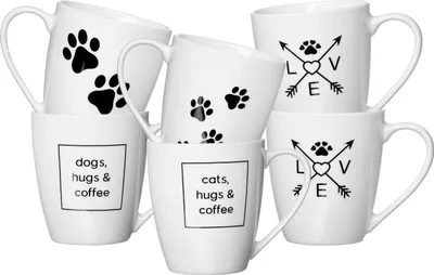 Produktbild von Ritzenhoff & Breker Mika Mix Kaffeebecher 360 ml 6er Set