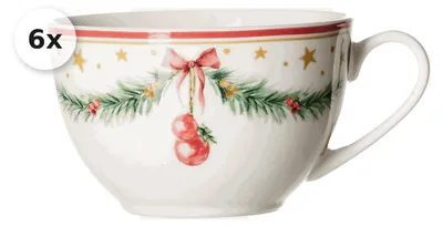 Produktbild von Kaffeetasse 250ml 6er Set Holly
