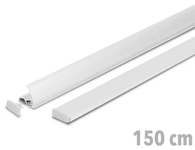 Produktbild von Posterleisten-Set Slim 150 cm, wiederverwendbar, für Großformat- und Papierproduktion