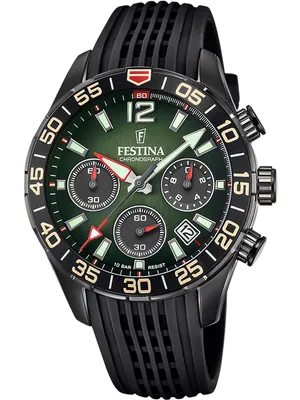 Zdjęcie produktu dla Zegarek męski FESTINA 20518/2 zielony sportowy do pływania