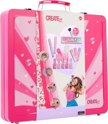 Produktbild von Canenco Make-up-Koffer rosa Spielzeugset für Kinder mit Zubehör