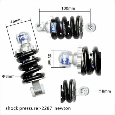 Produktbild von Federbein 100 mm s/si Pocket Bike Pocket Quad Trike HMParts