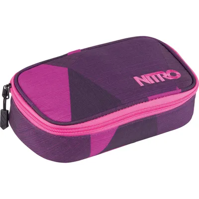 Produktbild von Nitro 24997517, Weiches Federmäppchen, Polyester, Pink, Violett, Violett, Einfarbig, Reißverschluss, 210 mm