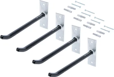 Produktbild von Felgen-Wandhaken-Satz | 250 mm | 4-tlg.
