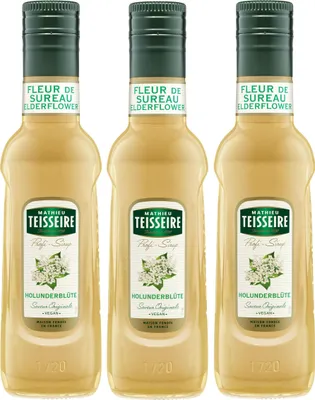 Produktbild von Teisseire Getränke-Sirup Holunderblüte 0,25L (3er Pack)