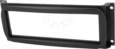 Obrázek produktu pro 1x Montážní rámeček pro rádio 1 DIN, černý, rámeček pro autorádia