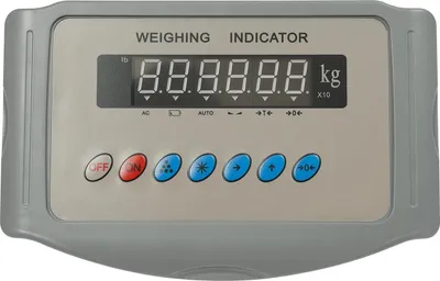 Produktbild von Gewichtsindikator - Kontrollwaage - Biegebalken-Wägezelle 2 t Tragkraft - LED-Anzeige - Hochpräzise Industriewaage - Silber