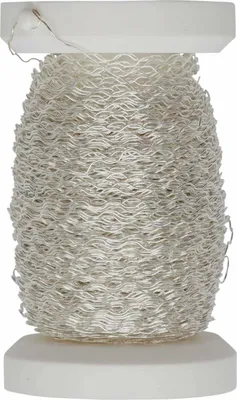 Produktbild von Glorex Effektdraht versilbert, 0,25 mm x 60 m