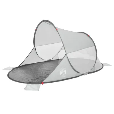 Immagine prodotto di vidaXL Tenda da spiaggia grigia pop-up impermeabile