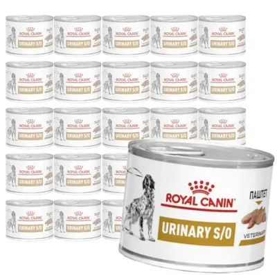 Produktbild von Royal Canin Veterinary Urinary S/O Loaf 24x200g Nassfutter Pastete für Hunde gegen Struvitsteine