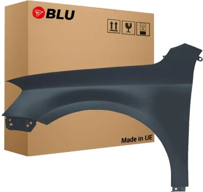 Image de BLU Aile Compatible avec VW Volkswagen Passat B7 LK7X Gauche Grau IslandGrau | 2010-2014 | Avant | Peint| Prêt à Monter | Galvanisé