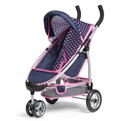 Produktbild von Bayer Design 39952AC Puppenwagen Jogger Sport, integrierten Gurt, Doppelräder vorne, softer Griff