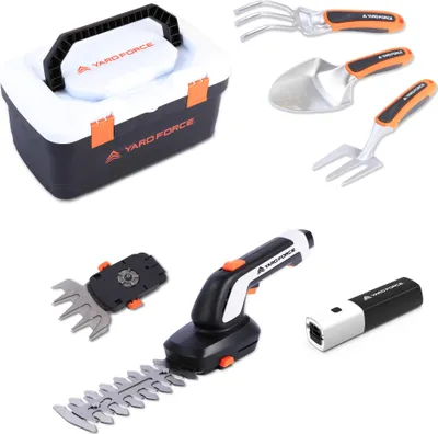 Produktbild von Yardforce Vita Tool Box 5in1 HX V05S mit 5 hochwertigen Handwerkzeugen schwarz-orange-weiß One Size