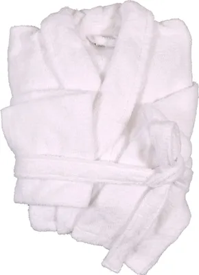 Produktbild von Übergrößen Bademantel Saunamantel ABRAXAS Weiß 4XL