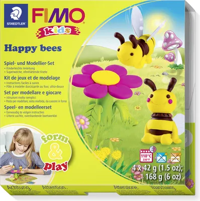 Image de FIMO Set Mod.masse Fimo kids F&P H. Bees