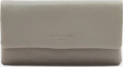 Produktbild von Liebeskind Berlin Geldbörse Slam 20, 18.5 x 3 x 10 cm, natürlich genarbtes Glattleder, honey grey, RFID-Schutz, 10 Kartensteckfächer, 3 Scheinfächer, 1 Dokumentenfach, 2 größere Steckfächer, 1 Münzfach, 1 Reißverschlussfach