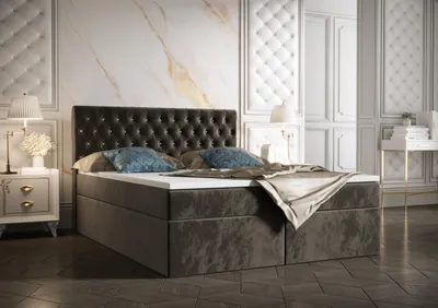 Produktbild von B&B Home Boxspringbett Monett 140x200 cm – mit Bettkasten