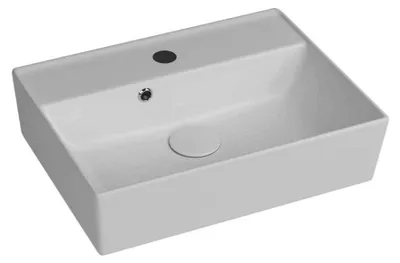 Produktbild von Kreabad Architekt Waschbecken 50x38 Waschtisch Keramik Wandhänge Waschbecken