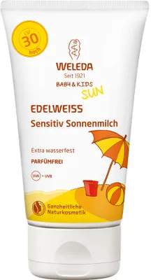 Produktbild von Weleda Edelweiss Sonnenlotion Empfindliche Haut Spf30 150ml