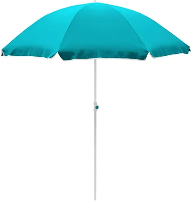 Image de Linder Exclusiv Parasol de jardin 200 cm Turquoise