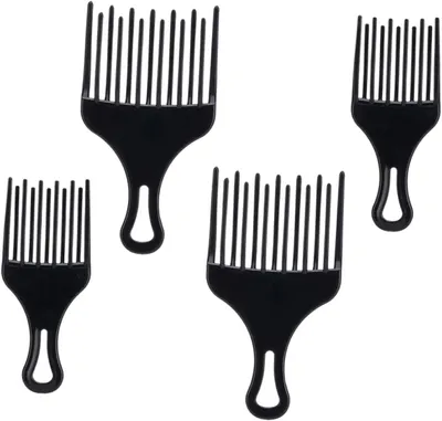 Produktbild von 4-teiliger Haarkamm zum Anheben, Entwirren und Flechten von Haarteilen – tragbar