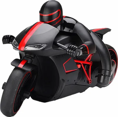 Produktbild von 2,4 GHz Mini-Mode RC Motorrad mit kühlem Licht High Speed Motorrad Modell Fernbedienung Drift Motor Spielzeug für Kinder Geburtstag Geschenk rot