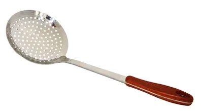 Schaumlöffel 43,5 cm, Ø 15,8 cm, Edelstahl mit Kunststoffgriff