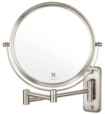 Image de Miroir de maquillage Omgoods avec grossissement 5x et double face