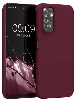 Produktbild von kwmobile Handyhülle für Xiaomi Redmi Note 11 / Note 11S Hülle - TPU Case - Kabelloses Laden - Schutzhülle Cover in Magenta Lila