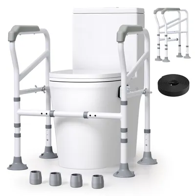 Produktbild von Verstellbares Toilettengestell 68,5-73,5 cm - Stabile Unterstützung bis 150 kg