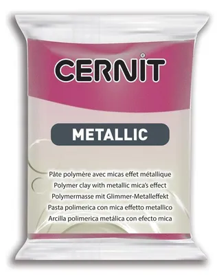 Produktbild von CERNIT Metallic ofenhärtende Modelliermasse 56 g - Purpur