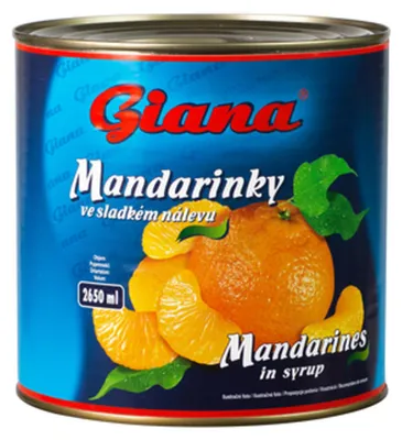 Zdjęcie produktu dla Mandarynki w zalewie 2650ML Giana