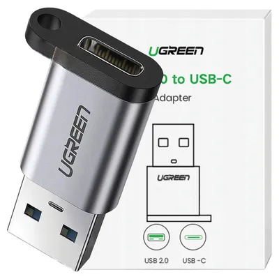 Immagine prodotto di Adattatore Usb 3.0 Do Usb-C 3.1 Pd Ugreen Us276 (Szary)