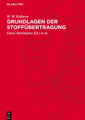 Produktbild von Grundlagen der Stoffübertragung
