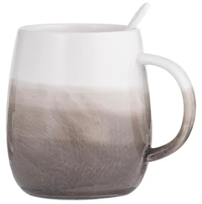 Produktbild von Ladelle 60829, Einzelbild, 0,38 l, Grau, Weiß, Porzellan, Becher, Universal