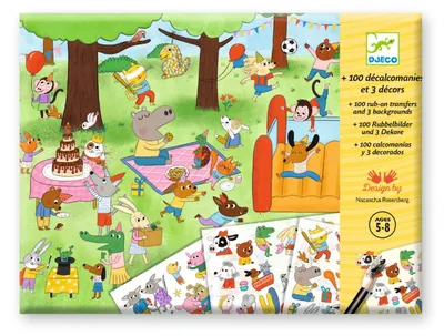 Image de Jeu créatif « Transferts sur le thème de la fête », Djeco