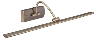 Image de Applique murale LED pour tableaux, laiton antique, L 64 cm