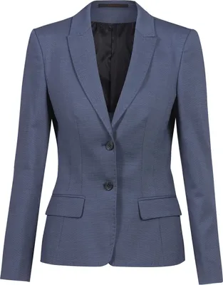 Produktbild von Greiff Modern WITH 37.5® Damen Blazer Regular Mittelblau PINPOINT 44