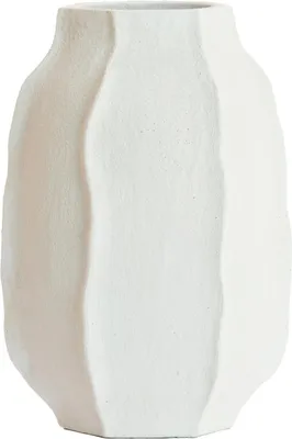 Immagine prodotto di Vaso Light & Living SAPHIRA in pietra con finitura bianca opaca - Ø33x50 cm