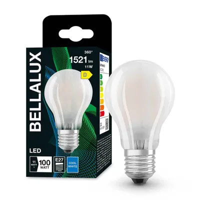 Zdjęcie produktu dla Bellalux Żarówka LED A60 11W = 100W E27 matowa 1521lm neutralna biała 4000K